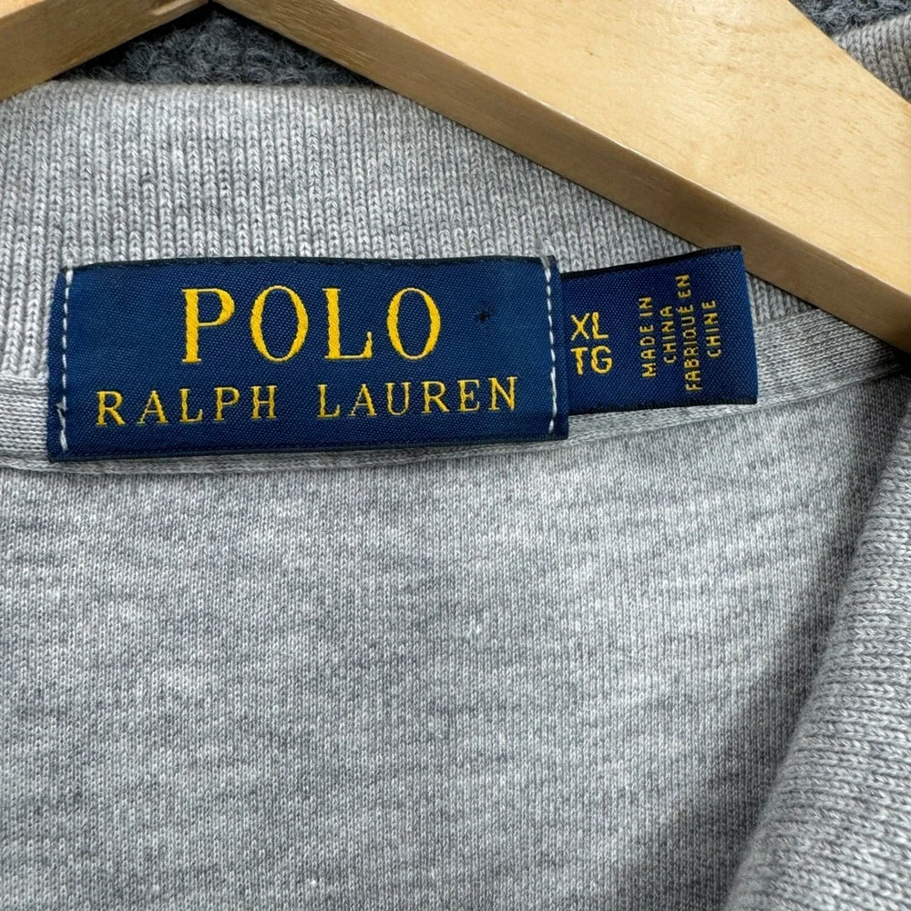 Polo Ralph Lauren Polo Shirt Mens XL Gray Short Sleeve Pony Logo Casual